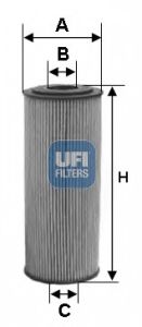 маслен филтър UFI