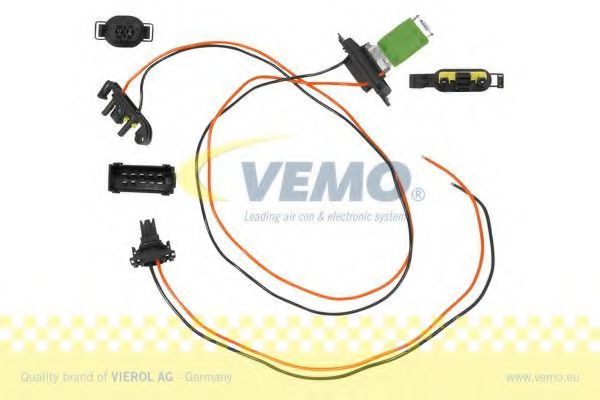 резистор, електромотор-вентилатор охлаждане VEMO