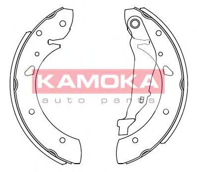 комплект спирачна челюст KAMOKA