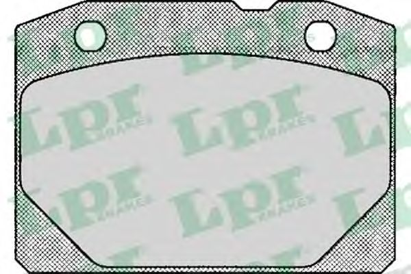 комплект спирачно феродо, дискови спирачки LPR