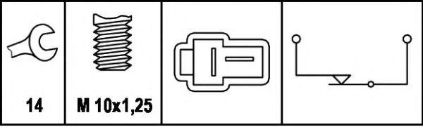 ключ за спирачните светлини; ключ, задействане на съединителя (газоразпределение) HELLA