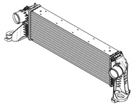 интеркулер (охладител за въздуха на турбината) NRF