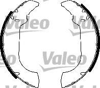 комплект спирачна челюст VALEO
