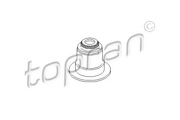 гумичка на клапан, уплътн. пръстен, стъбло на кл. TOPRAN