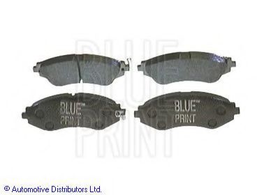 комплект спирачно феродо, дискови спирачки BLUE PRINT