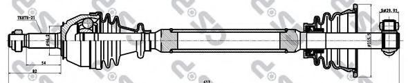 полуоска GSP