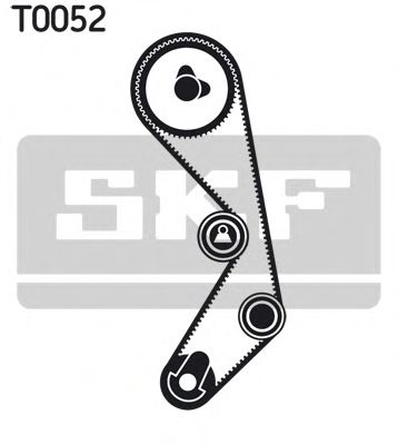 комплект ангренажен ремък SKF