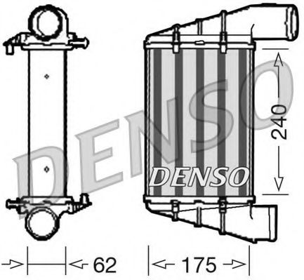 интеркулер (охладител за въздуха на турбината) DENSO