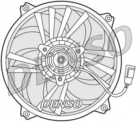 вентилатор, охлаждане на двигателя DENSO