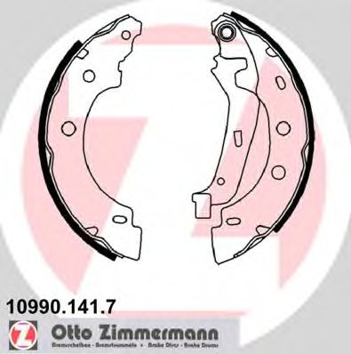 комплект спирачна челюст ZIMMERMANN