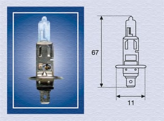 H1 24 Лампа розжарювання (H1 24V 70W)