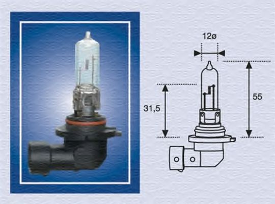 HB3 12 Лампа розжарювання (HB3 12V 65W)